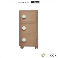 ราคา DKW FA1042/3W ตู้ลิ้นชักบานสวิง 3 ชั้น มีล้อ รุ่น Neko Cubie (มีหลายสี) ตู้เสื้อผ้า ตู้เก็บของ ไมโล (12751351)