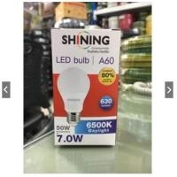 ราคา TOSHIBA SHINING หลอดไฟ LED 5W / 7W / 9W / 12W /15W ขั้ว E27 SHINING 7W แสงขาว (12750906)