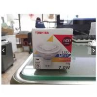 ราคา TOSHIBA หลอดไฟ LED MR16 12V 5W / 7W ขั้ว GU5.3 25000 hrs. แสงขาว (6500K) / แสงวอร์ม (2700K) TO MR16 12V 7W วอร์ม (12751280)