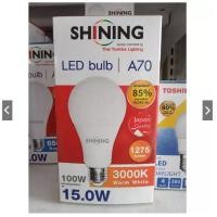 ราคา TOSHIBA SHINING หลอดไฟ LED 5W / 7W / 9W / 12W /15W ขั้ว E27 SHINING 15W แสงวอร์ม (12750913)