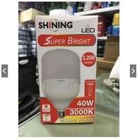 ราคา TOSHIBA SHINING หลอดไฟ LED Super Bright 20W / 30W / 40W / 50W SH Super 40W วอร์ม (12751849)