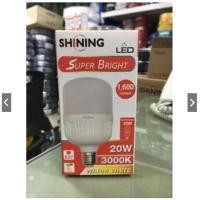 ราคา TOSHIBA SHINING หลอดไฟ LED Super Bright 20W / 30W / 40W / 50W SH Super 20W วอร์ม (12751845)
