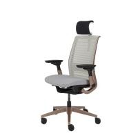 ราคา Modernform เก้าอี้เพื่อสุขภาพ Steelcase รุ่น THINK V2 ที่พิงศีรษะ ขาทอง /ADJ.LUMBAR เบาะผ้า/พนักตาข่าย Gray/White (12453529)
