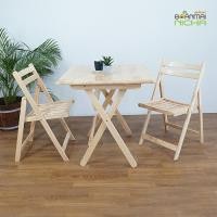 ราคา Baanmainicha ชุดโต๊ะกาแฟ โต๊ะอาหาร พับได้ 2 ที่นั่งโต๊ะ1+เก้าอี้2 ชุดโต๊ะกาแฟ (เหลี่ยม) 75cm (10444154)