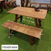 ราคา Fisher Man ชุดโต๊ะทานข้าวไม้สัก ขนาด 90 เซนติเมตร (10636523)