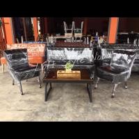 ราคา Loft Style Wood ชุดโซฟา Classic 3 ชิ้น สีดำ (10738875)