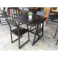 ราคา Loft Style Wood ชุดโต๊ะขา A ขอบเหล็ก พร้อมเก้าอี้ไม้ 2 ตัว โอ๊คอ่อน ขนาด 80x80x75 cm (10738766)