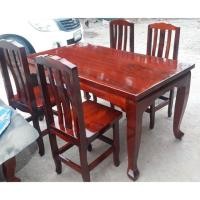 ราคา อรุณรัตน์เฟอร์นิเจอร์ โต๊ะกินข้าวไม้แผ่นเดียว (1) 80×150ซม. สี (10889825)