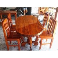 ราคา อรุณรัตน์เฟอร์นิเจอร์ โต๊ะกินข้าวไม้แผ่นเดียว 80×150ซม. (1) สี Size (10889811)