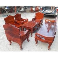 ราคา อรุณรัตน์เฟอร์นิเจอร์ โต๊ะชุดรับแขก ไม้แผ่นเดียวทั้งชุด (1) สี Size (10889823)