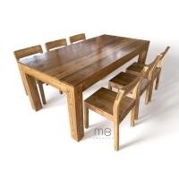 ราคา MB Teak ชุดโต๊ะกินข้าวไม้สัก รุ่นSKU-00117 สีสัก (11051912)