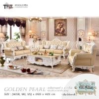 ราคา TRIODECOR ชุดโซฟาหลุยส์พร้อมโต๊ะกลาง รุ่น Golden Pearl โกลเด้น เพิร์ล classic (12099230)
