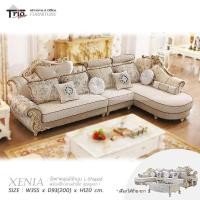 ราคา TRIODECOR โซฟาหลุยส์ เจ้าหญิง ทรงแอลพร้อมโต๊ะกลาง รุ่น Xenia ซีเนีย ชำระยอดเต็ม (12099219)