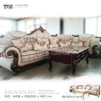 ราคา TRIODECOR โซฟาหลุยส์เข้ามุมพร้อมโต๊ะกลาง รุ่น Savannah เซวันน่า classic (12099269)
