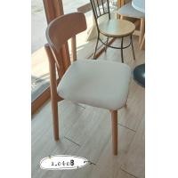 ราคา c17 เก้าอี้ไม้ยางเดี่ยว มีพนักพิงรับหลัง (12188756)