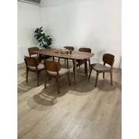 ราคา leven ชุดโต๊ะอาหารไม้ยางพารา รุ่น strange & monday พร้อมเก้าอี้ 6 ที่นั่ง (12310482)