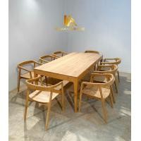 ราคา pf_phrae | ชุดโต๊ะรับประทานอาหารไม้สัก ทำสีมินิมอล(eggwhite) จำนวน8ที่นั่ง (12310022)