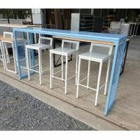 ราคา 99HomeStore เซทโต๊ะบาร์ ก40*ย180*ส100+สตูลพนักพิง 3ตัว Normal (12431578)