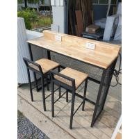 ราคา 99HomeStore ชุดบาร์ตะแกรงฉีกข้าง+สตูล2ตัว+งานปลั๊กไฟ2จุด ก40*ย120*ส100/110 Normal (12431640)