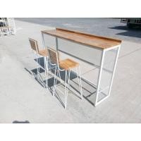 ราคา 99HomeStore เซทโต๊ะบาร์ตะแกรงฉีกข้าง/หน้า ก40*ย120*100/103+สตูลขาสุ่ม 2ตัว Normal (12431685)