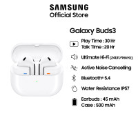 ราคา Samsung Galaxy Buds3 หูฟังไร้สาย ซัมซุง [New] White (12490373)