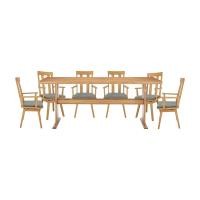 ราคา INDEX LIVING MALL ชุดโต๊ะอาหาร 6 ที่นั่ง รุ่นวาซาบิ - สีธรรมชาติ 180 ซม. (12550474)