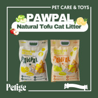ราคา PAWPAL Natural Tofu Cat Litter ทรายแมวเต้าหู้จากถั่วลันเตา ขนาด 10 ลิตร Lemonade (12662192)