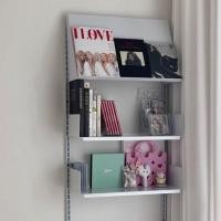 ราคา Morningdewhomey.bkk ชั้นวางของติดผนัง ชั้นวางของอเนกประสงค์ ชั้นวางพร้อมโต๊ะทำงาน ดีไซน์มินิมอล สำหรับแต่งบ้าน 7 (12752916)