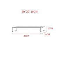 ราคา Morningdewhomey.bkk ชั้นวางของเสริมสำหรับชั้นติดผนัง สีขาว 80 CM วางของโชว์หรือของใช้ในห้องน้ำ ห้องครัวก็ลงตัว ชั้นวางคว่ำ80CM (12752994)