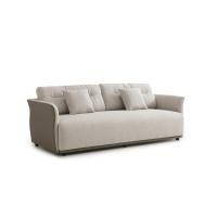 ราคา Modernform โซฟา รุ่น ZINDY 3 ที่นั่ง หุ้มผ้า และ หนังPU ขนาด W219*H91*D65cm เทาอ่อน (12750667)