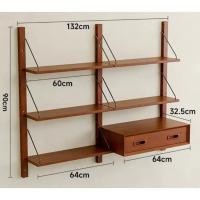 ราคา Morningdewhomey.bkk ชั้นวางของติดผนังไม้เข้าชุด สไตล์วินเทจ-มินิมอล ตกแต่งบ้านให้เป็นมุมโปรด 7 (132*20*90cm) (12752973)