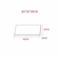 ราคา Morningdewhomey.bkk ชั้นวางของเสริมสำหรับชั้นติดผนัง สีขาว 80 CM วางของโชว์หรือของใช้ในห้องน้ำ ห้องครัวก็ลงตัว ชั้นวางแนวเอียง80CM (12752996)