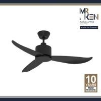 ราคา MR.KEN พัดลมเพดาน รุ่น SEABIRD OD DC Motor พัดลมเพดาน ติดภายนอกได้ภายใต้หลังคา พร้อมรีโมทคอนโทรล 36"-Black (12754550)