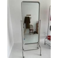 ราคา Morningdewhomey.bkk กระจกเงินมินิมอล บานยาว ใช้ในคาเฟ่หรือสตูดิโอ สีเงิน มีล้อ 650mm*1700mm (12752809)