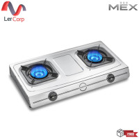 ราคา (Mex) เตาแก๊สสเตนเลสตั้งโต๊ะ 2 หัวแก๊ส 68.5 ซม. MESTER รุ่น PCM1621 (12753913)