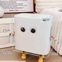 ราคา Morningdewhomey.bkk ถังขยะมินิหุ่นยนต์ดีไซน์น่ารัก ขนาดกะทัดรัด เหมาะสำหรับห้องนั่งเล่น ห้องนอน หรือโต๊ะทำงาน ขาว (12753051)