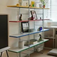 ราคา Morningdewhomey.bkk ชั้นวางของสไตล์มิดเซ็นจูรี่จาก Ikea ดีไซน์เรียบหรู วางของแต่งบ้านได้อย่างมีคลาส สีขาว 150*35*150 (12752919)