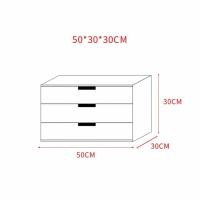 ราคา Morningdewhomey.bkk ชั้นวางของเสริมสำหรับชั้นติดผนัง สีขาว 50 CM วางของโชว์หรือของใช้ในห้องน้ำ ลิ้นชัก3ชั้น50CM (12753001)