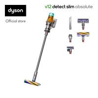 ราคา Dyson V12 Detect Slim Absolute Cordless Vacuum Cleaner เครื่องดูดฝุ่นไร้สาย ไดสัน สีเงิน Silver (12752476)