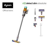ราคา Dyson V12 Detect Slim Absolute Cordless Vacuum Cleaner with Floor Dok เครื่องดูดฝุ่นไร้สาย ไดสัน พร้อมแท่นวาง สีเงิน Silver (12752480)
