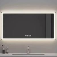 ราคา Morningdewhomey.bkk กระจกห้องน้ำ LED อัจฉริยะ พร้อมนาฬิกาและระบบไล่ฝ้า ดีไซน์มินิมอล เหมาะกับบ้าน Smart Home สีขาว 60x80 ซม. (12753120)