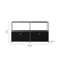 ราคา Morningdewhomey.bkk ตู้เหล็กโมดูลาร์ดีไซน์เรียบหรู ชั้นวางของ ชั้นวาง แต่งบ้านได้ลุคมินิมอลสไตล์ยุโรป 5 (12752944)