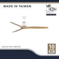 ราคา MR.KEN พัดลมเพดาน รุ่น KEN DC WH-MAPLE DR + RC-DC1 60 นิ้ว โมเดิร์น สีขาว-เมเปิ้ล (11021796)