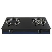 ราคา Galaxy เตาแก๊สหน้ากระจกรุ่น x-2500 เตาแก๊สหัวคู่ หัวเทอโบ+หัวอินฟาเหรด ดำ (10200200)