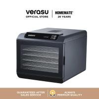 ราคา HOMEMATE เครื่องอบผลไม้แห้ง อาหารแห้ง 6 ชั้น พรีเมี่ยม HOM-243633 45x34.5x31.5 ซม. 6868629463 ดำ (10273976)