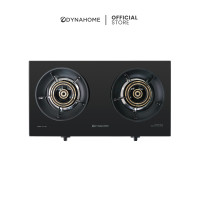 ราคา DYNAHOME รับประกันวาล์วเปิด-ปิดแก๊ส 5 ปีเตาแก๊สหน้ากระจกนิรภัย แบบตั้งโต๊ะ 2 หัวเตา รุ่น DF-7238-F รุ่น DF-7238-F สี (10473853)