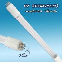 ราคา 9WAREE หลอด UV 12 Watts (4 เขี้ยว 1 ด้าน) หลอด UV 12 Watts (4 เขี้ยว 1 ด้าน) (10545468)