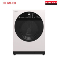 ราคา HITACHI เครื่องซักและอบผ้าฝาหน้า ความจุ 12 กก. / 8 กก. รุ่น BD-D120GV ขาว (10830350)