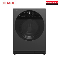Hitachi เครื่องซักอบฝาหน้า ซัก 12 กก. อบ 8 กก. รุ่น BD-D120XGV