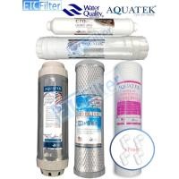 ราคา ETC Filter ชุดไส้กรอง Aquatek 5-6 ขั้นตอน มีแบบ UF ให้เลือก 5 ขั้นตอนธรรมดา normal (10927424)